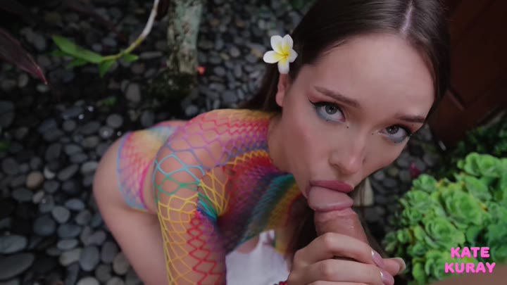 Kate Kuray Beautiful and Gentle Blowjob