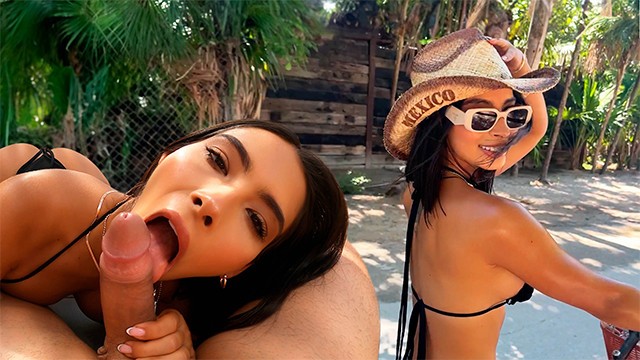 Hot tourist Daniela Antury pays me to fuck me hard