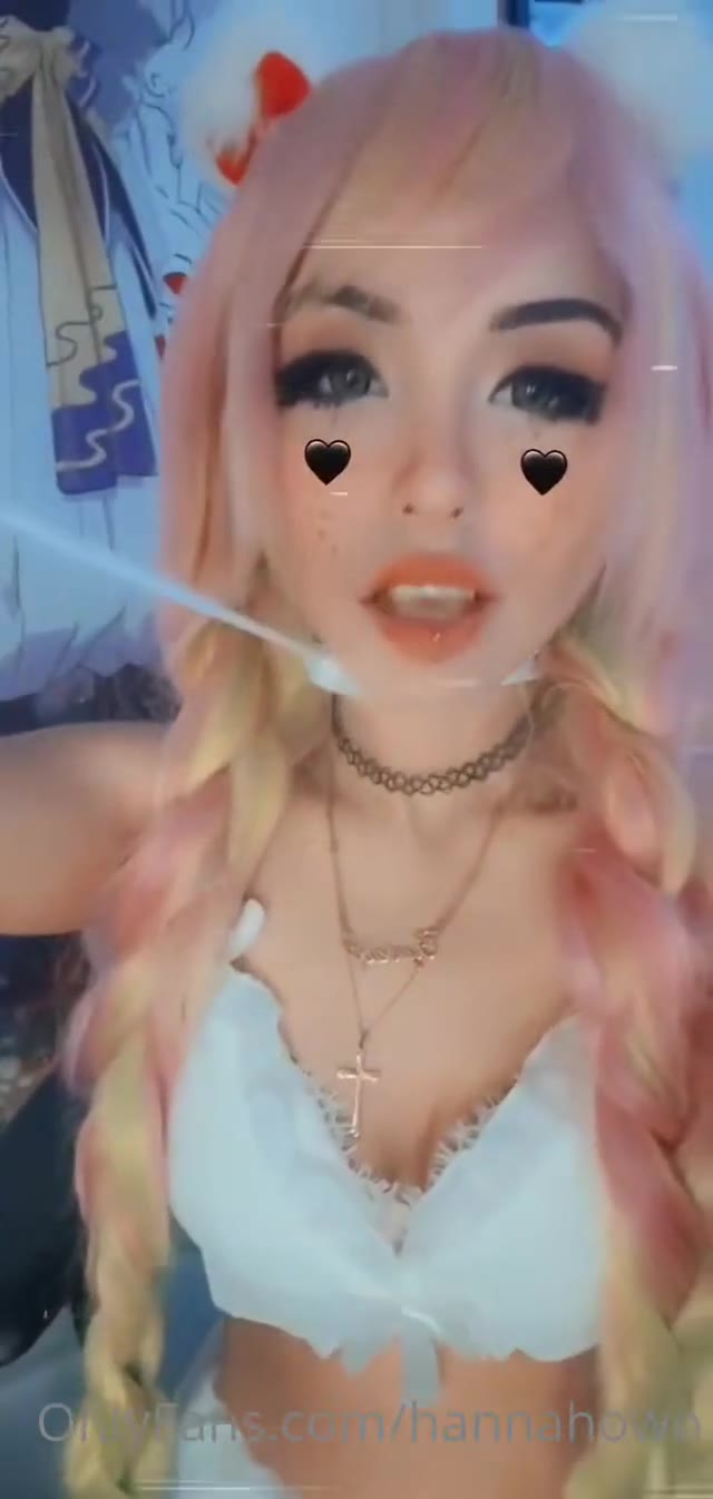 Hannah Owo Sexy Cosplay Leash Tease