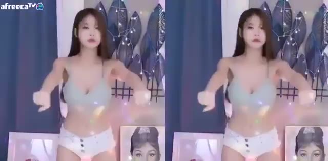 Korean BJ drives motorcycle and dances