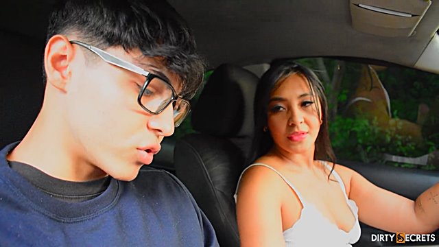 Leyla Johnson bribes the young man until she fucks him