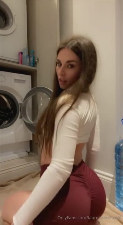 Lauren Alexis Washing Machine Strip Onlyfans Video