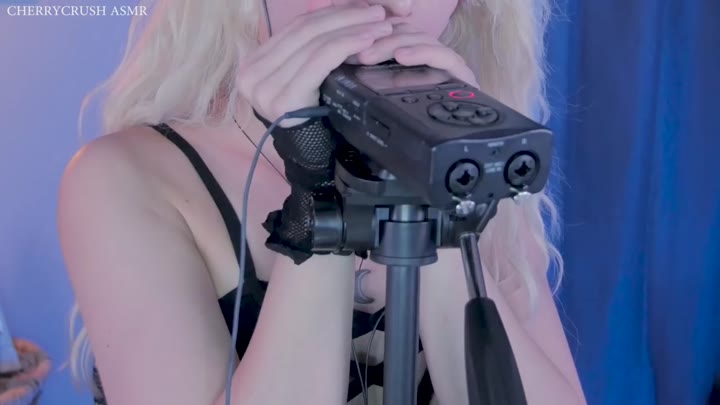 CherryCrush ASMR Mouth Sounds & Ear Eating Video
