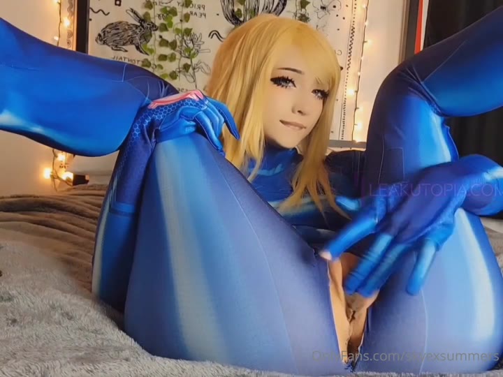 SkyeXSummers Blue Fit Dildo Masturbation Leaked