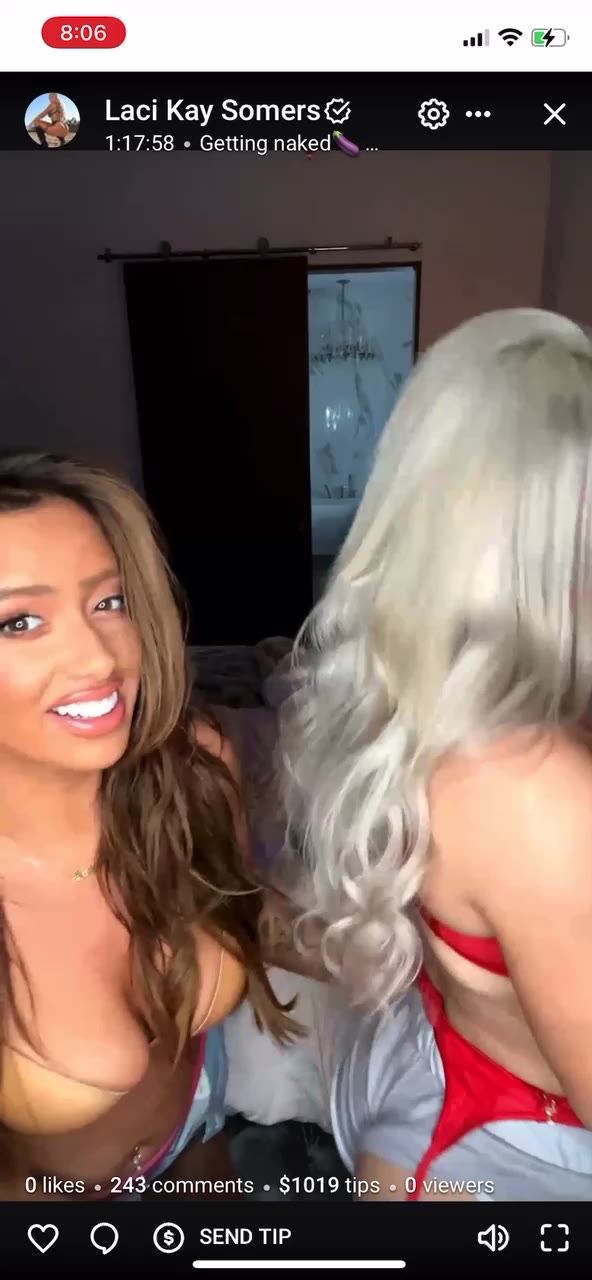 Laci Kay Somers Teases With Striptease