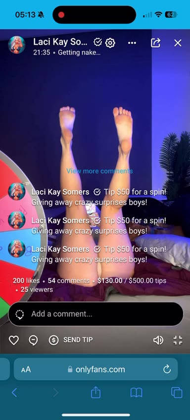 Laci Kay Somers Leaked Pussy Flash