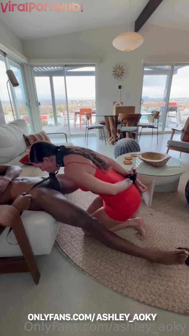 Ashley Aoky OnlyFans BBC Bondage Sex Video Leaked
