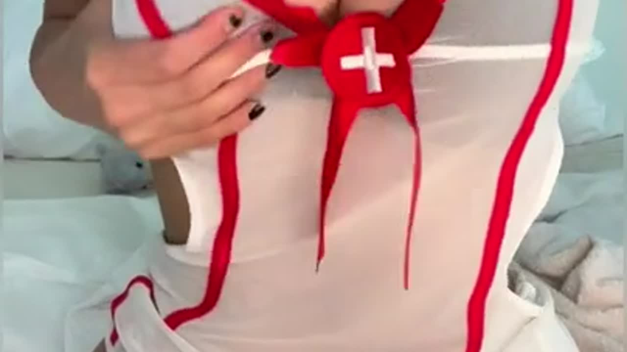 Asian Candy – Nurse Outfit Dildo Play