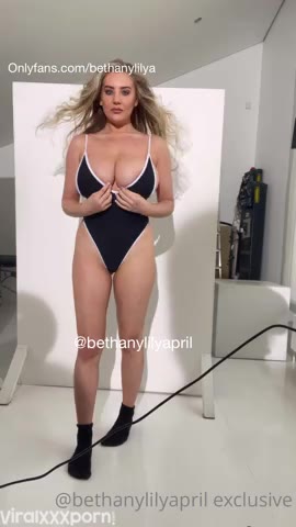 Beth Lily Teases Her Huge Titties in Swimwear Onlyfans Video
