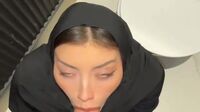 Hijabi Babe Ruth Lee Getting Fucked And Cum On Ass In Public Bathroom