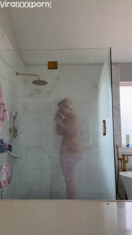 Milkmariedes Gets Naked and Teases in the Shower in This Steam OnlyFans Video