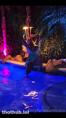 Watch Nicole CoCo Austin’s Pool Striptease Leaked