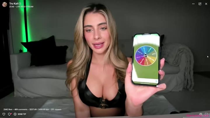 Watch Tru kait Last Night Live Cum
