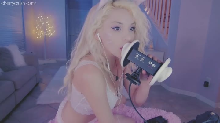 Watch Cherry Crush ASMR Ear Licking Video