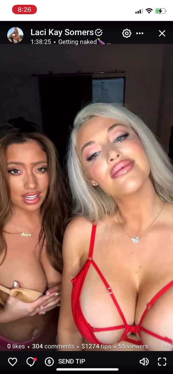 Watch GF and Laci Kay Somers’ Black Dildo Adventure