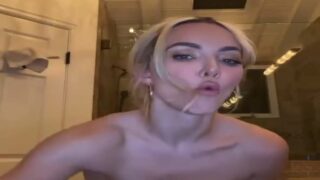 Lindsey Pelas Whipped Cream Shower Video