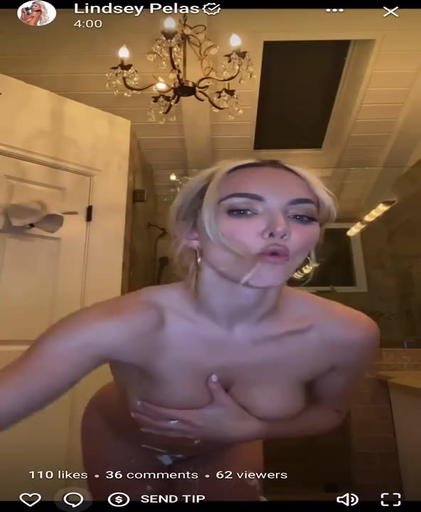Watch Lindsey Pelas Sensual Shower Cream Leak