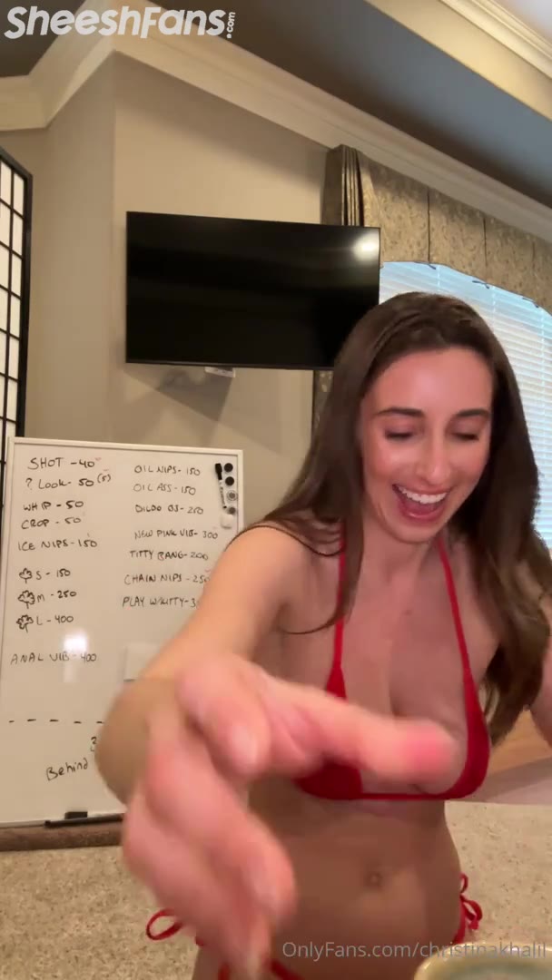 Watch Christina Khalil Ice Nipples And Pussy Onlyfans Livestream Leak