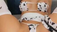 Watch Cowgirl Shoves A Giant Dildo In Her Pussy