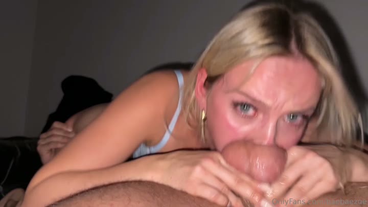 Watch Baebaezoe Deepthroats A Big White Cock