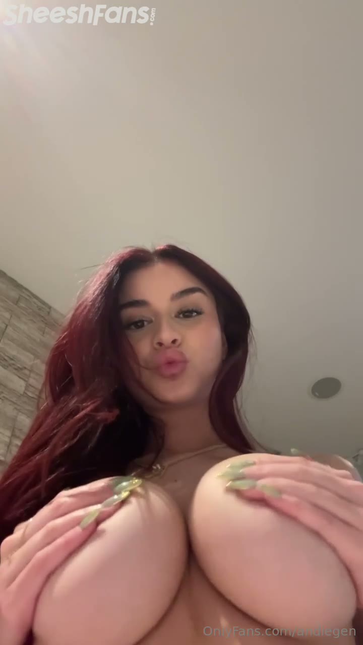 Watch Andie Elle AKA Andiegen Nude Tits Out On Bed For Her Onlyfans