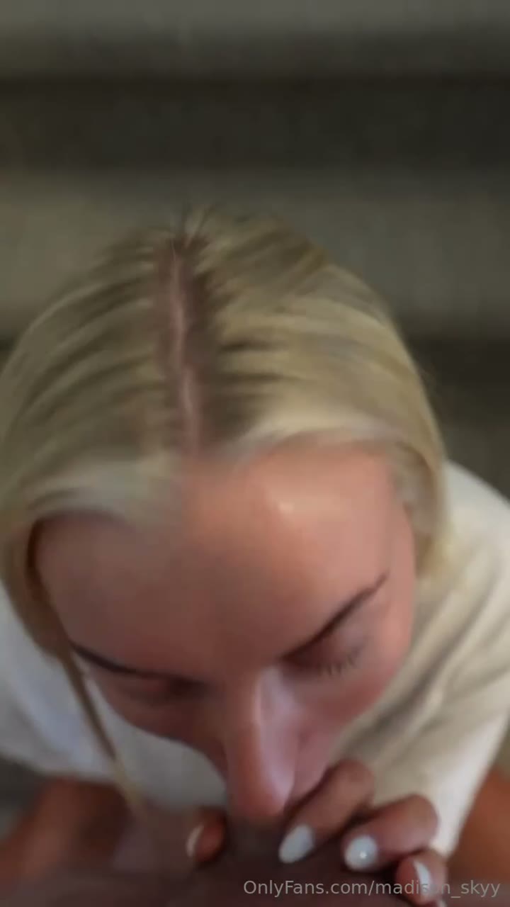 Watch Madison Skyy Having Quickie On The Stairs