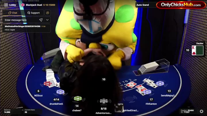 Watch StudyGreed aka Fascist eth – Gets Fucked By SpongeBob, Casino Nude Show & Big Natural Tits