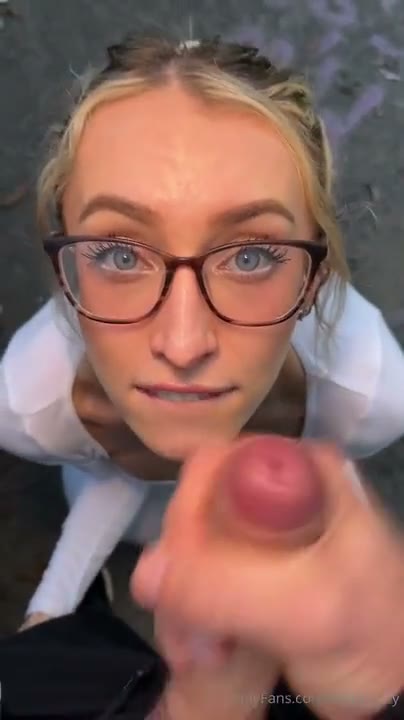 Watch Dani Day Outdoor Blowjob and Cum On Glasses Video Leaked